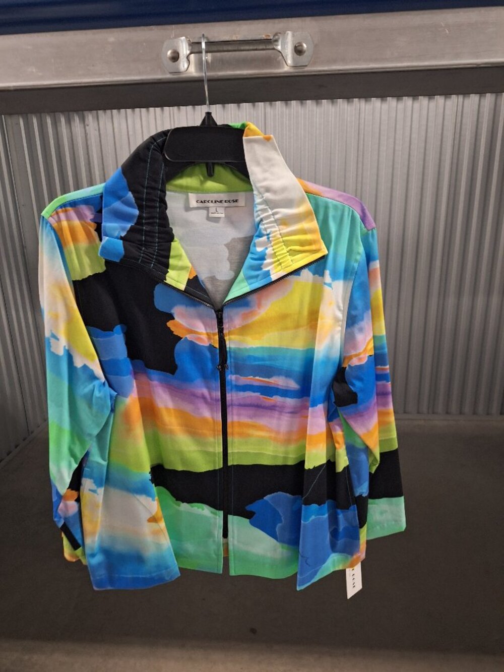 Caroline Rose Size L Colorful Spring Statement Jacket – Artsy